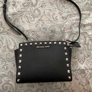 Michael Kors Cross Body Shoulder Bag - Black
